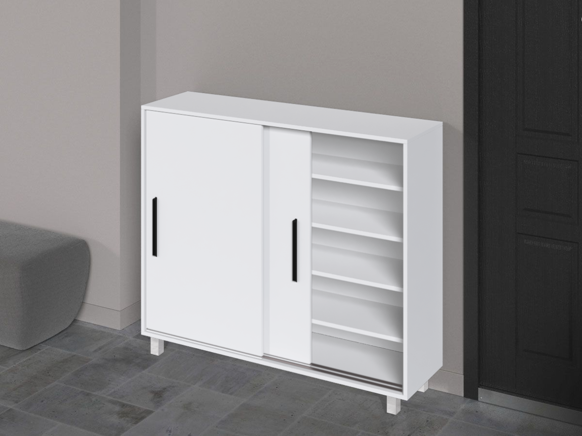 Custom Shoe Rack Sliding Drawers