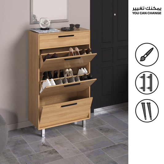 Custom Shoe Rack Rotating Drawers - Saveit